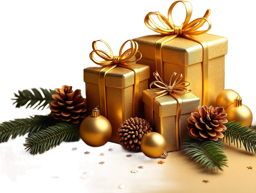 Golden Christmas Gifts